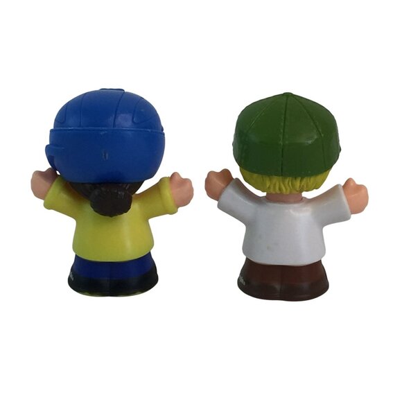 Fisher Price Little People Train Conductor Police Officer Boy Figure Lot of 3 - Picture 4 of 9